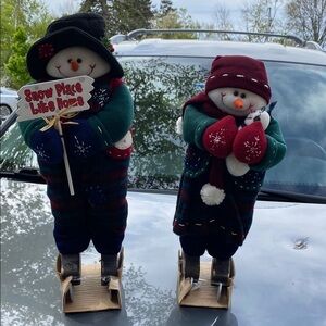 Festive Snowman Decor Set